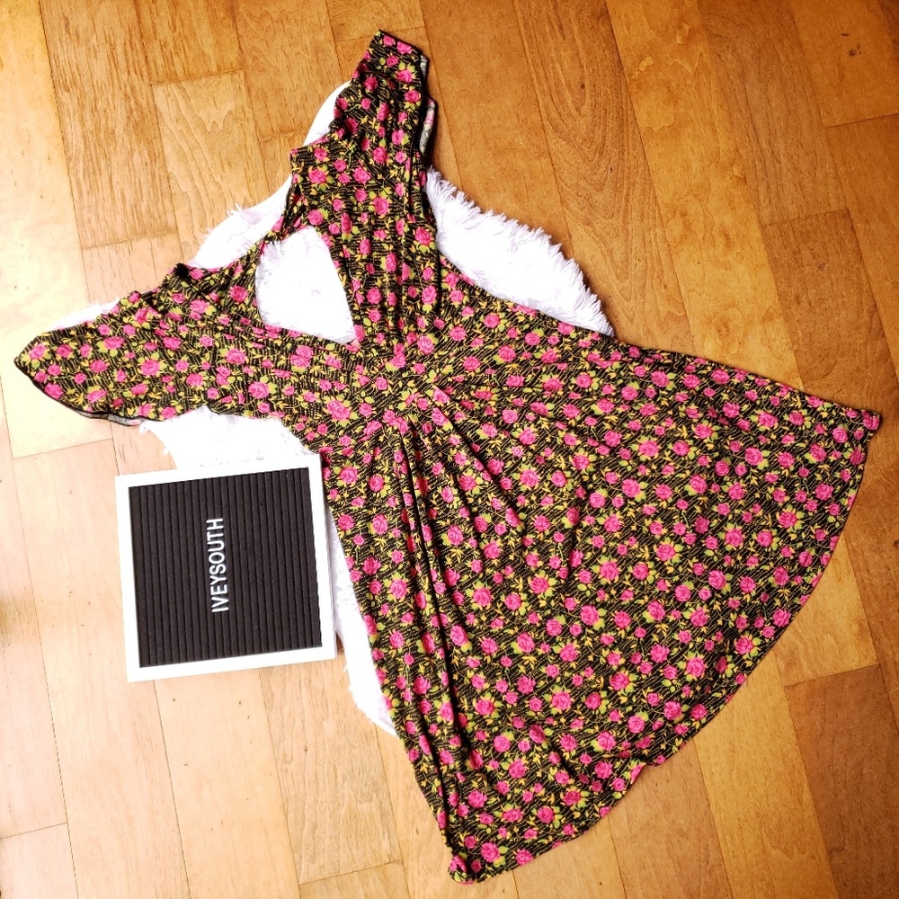 Lux Floral Dress